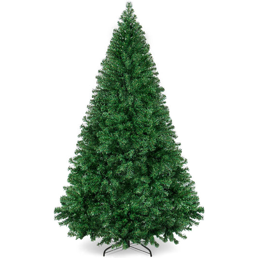 Artificial Christmas Tree, 4.5Ft Premium Unlit Pine Design, Dense Branches W/Easy Assembly - Green