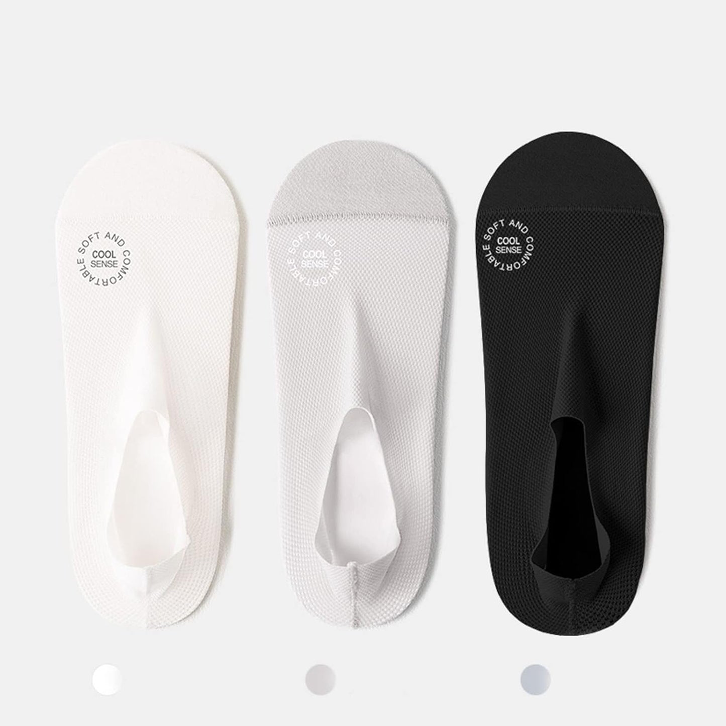 Ultra Thin Liner Socks Non Slip Nylon No Show Socks Womens Lightweight Breathable 3 & 4 & 6 Pair Packs