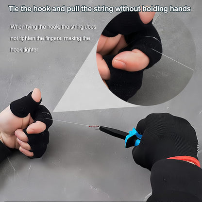 2Pcs Fishing Gloves with Magnet Release, Professional Catch Fish Gloves for Handling,Catching,Cleaning,Fisherman Fishing Accessories