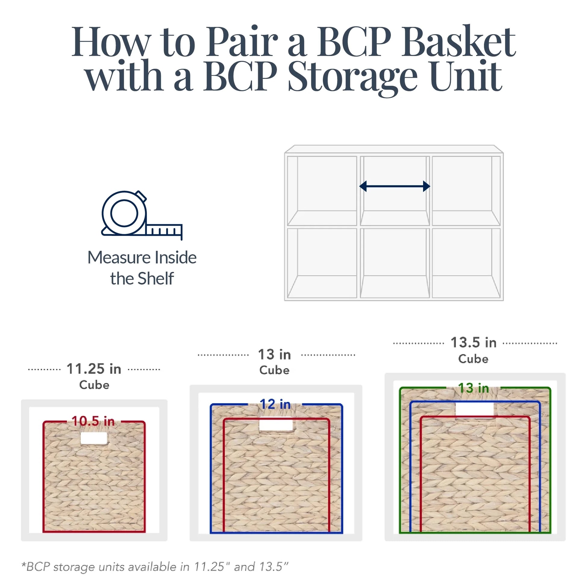 12X12In Hyacinth Baskets, Set of 5 Multipurpose Collapsible Organizers W/ Inserts - Natural