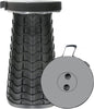 Collapsible Stool - Adults' round Pop up Seat, Max 397Lbs, Portable Folding & Telescopic for Camping & Outdoor Use