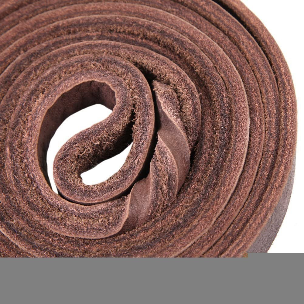 Genuine Leather Braided Brown Dog Leash 4Ft/5Ft/7Ft/8.5Ft Best Lead for Large and Medium Dogs Training Walking Brown/Silver Hook 1/2"*4Ft
