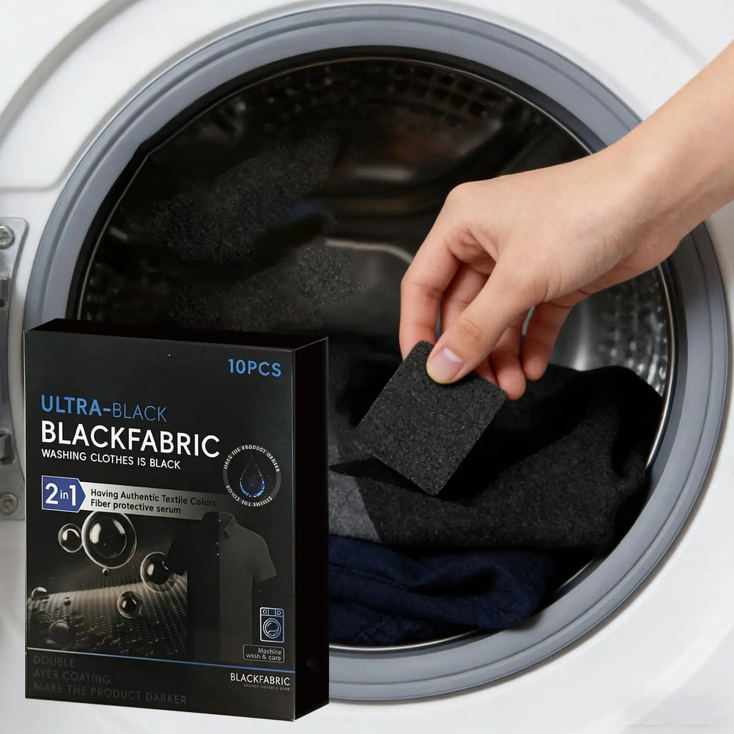 Fabric Dye Restore Color Long-Lasting Laundry Supplies 10 Pieces Fabric Paint Dark Tablets for Cotton Linen Wool T-Shirts Shoes