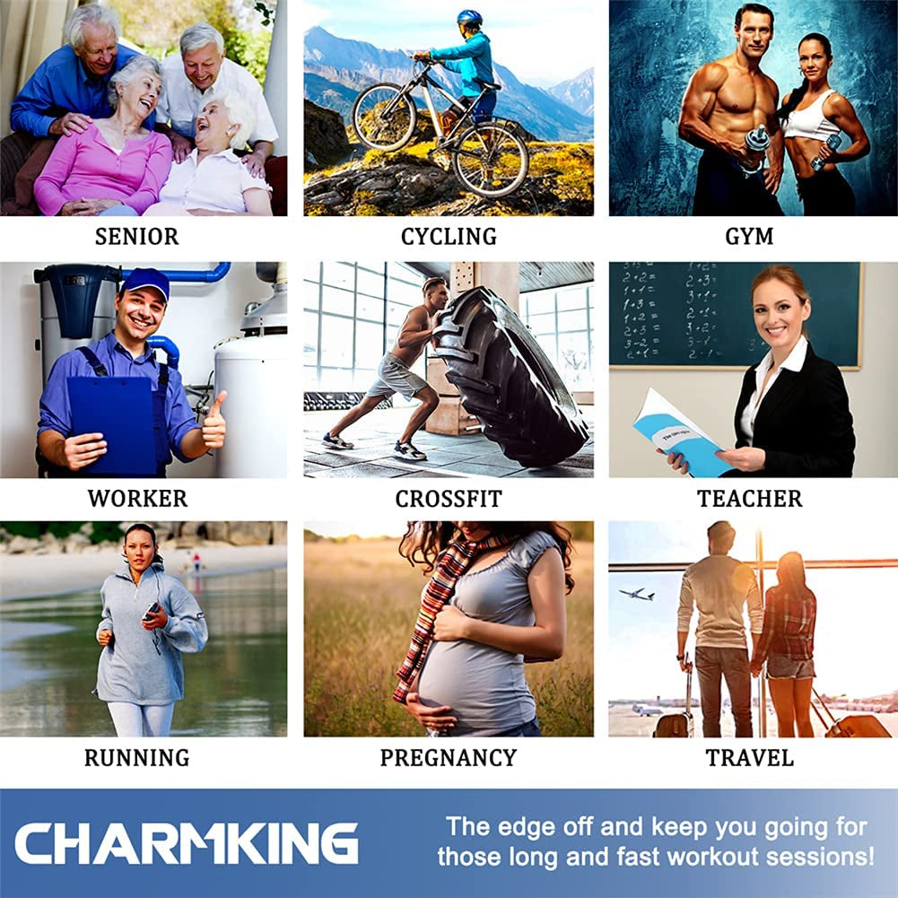 Compression Socks for Women & Men Circulation (3 Pairs) 15-20 Mmhg Is Best Support for Athletic Running Cycling