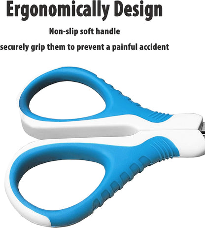 Professional Pet Nail Clippers and Trimmer - Best for Cats, Small Dogs and Any Small Pets. Sharp Angled Blade Pet Nail Trimmer Scissors.